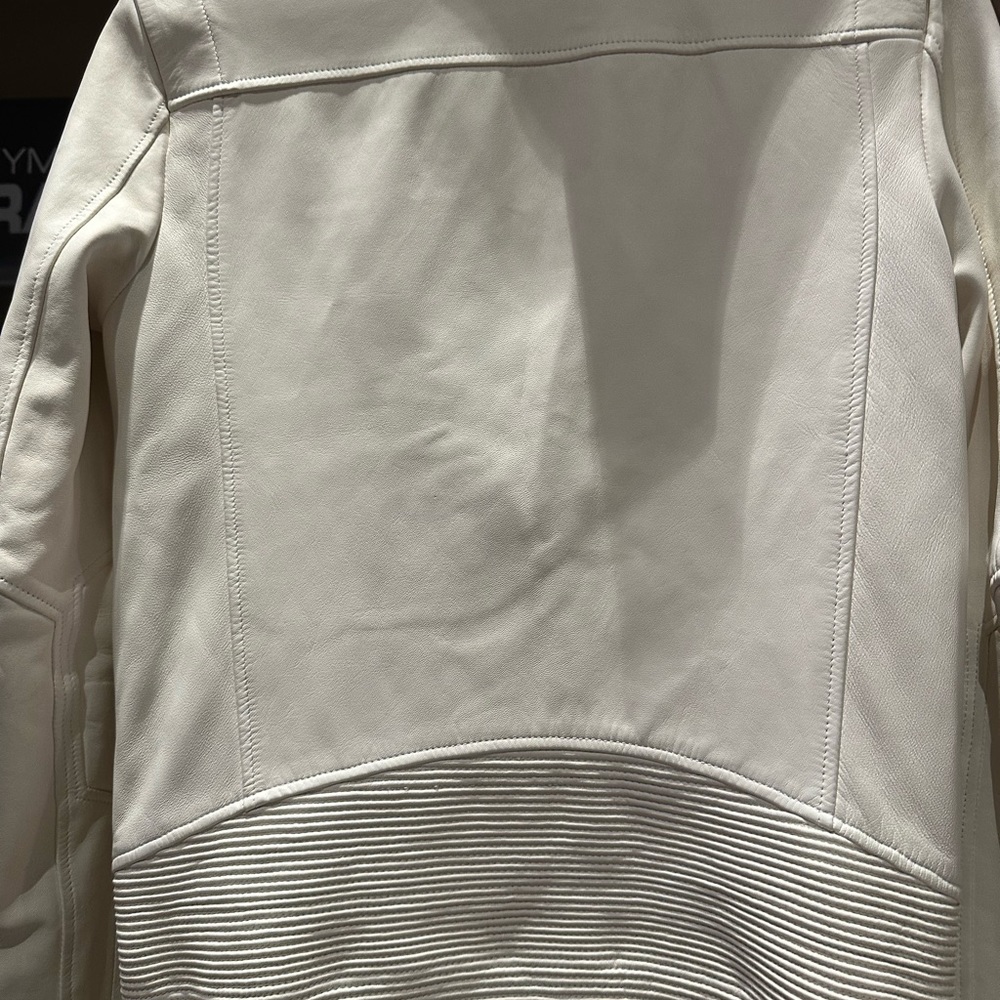 Balmain Single Rider Jacket: White, 44 - Picture 3 of 6